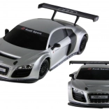 Auto R/C 1:24 távirányítós sport Audi R8 LMS ezüst