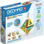 GEOMAG Supercolor panelek újrahasznosított műanyagból – 35 darab