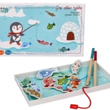 Mágneses játék – Pingvin horgászni megy