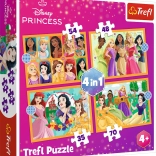 4 az 1-ben puzzle – DISNEY HERCEGNŐK mesés történetek