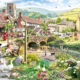 Puzzle GIBSONS Emberek a pataknál 500 darab