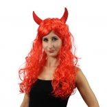 Ördögi paróka szarvakkal