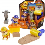 Építőkészlet PAW PATROL Rubble & Crew kinetikus homokkal és kiegészítőkkel