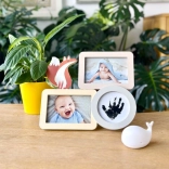 Baba fotorám ujjlenyomat-készlettel