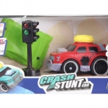 Elemes versenyautó jelzőlámpával