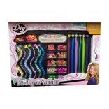 Színes hajkiegészítők kreatív formázáshoz