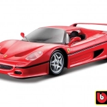 Fém modell Bburago 1:24 Ferrari F50 piros