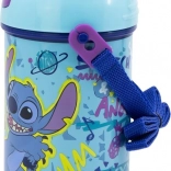Gyerek kulacs pánttal, Stitch mintával, 450 ml