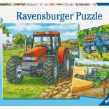 Puzzle Mezőgazdasági gépek 3x49 darab Ravensburger