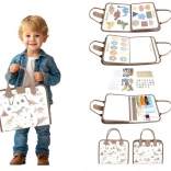 2kids toys szenzoros busy könyv dinoszauruszok