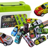 Autókészlet bőröndben 30 db