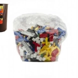 Kosár tele CHEVA kockákkal – nagy építőkészlet 6 éves kortól