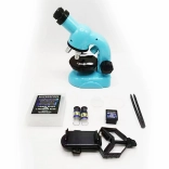 Kezdőknek szánt mikroszkóp, 21 cm, akár 1200× nagyítással