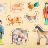Small Foot fa puzzle – Élet a farmon