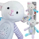 WOOPIE Gyerek Interaktív Plüss Bárány 2 az 1-ben Projektorral