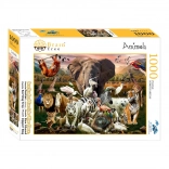 Puzzle Állatok 1000 darabos