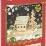 Fa 3D puzzle – kis házikó