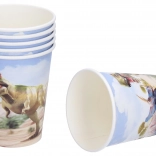 Papír partipoharak Dino 250 ml (6 db)
