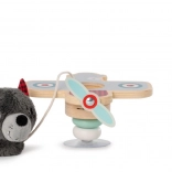 Lilliputiens hintázó repülőgép pilótával, Ludvig farkassal