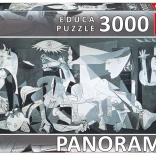 Educa panorámakép puzzle Guernica, Pablo Picasso, 3000 darab