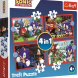 Puzzle 4v1 Sonic Kalandjai SEGA Sonic The Hedgehog