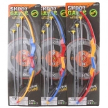 Nagy műanyag íj tapadókorongos nyilakkal