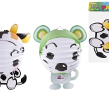 Lampion gömb tehénke vagy egér motívummal