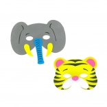 habos állatmintás maszkok gumipánttal – 2 db-os szett