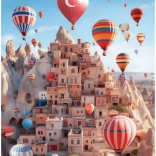 Anatolian Kapadokya puzzle 1000 darabos
