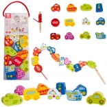 Classic World fűzhető gyöngyök – közlekedés, 13 db