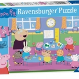 Ravensburger Peppa malac – az egész osztály, 35 darabos puzzle