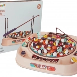 Zenélő ügyességi halacskafogó játék – rózsaszín