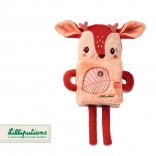 Lilliputiens Stella szarvasos, puha interaktív könyvecske 3 hó+