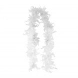 Fehér boa tollakkal 2 méter