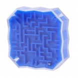 Logikai játék, golyós labirintus kék