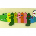 Fakífa krokodil kirakó – számok 1–10