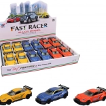 Fém versenyautó hátramenettel