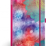 Vonalas mandala jegyzetfüzet A5, 172 oldal, 100 g/m²