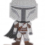 gyémántfestés crystal art buddies star wars: a mandalóri – önálló dekoratív figura