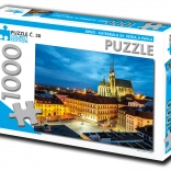 Puzzle TOURIST EDITION Szent Péter és Pál-székesegyház Brno 1000 darab
