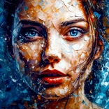 Jégpillantás puzzle 1000 darab