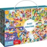 Puzzle Napi Rutin 100 darabos