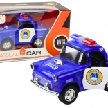 Klasszikus kék rendőrautó meghajtással, fényekkel és hangokkal 1:38