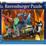 RAVENSBURGER gyermek puzzle ÍGY NEVELD A SÁRKÁNYODAT: THE NINE REALMS XXL 100 darab