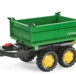 Lehajtható mega felépítménnyel rendelkező utánfutó traktorhoz