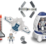 Űrkészlet figurával és űrrepülőgéppel