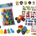 Morphun építőkészlet 4 jármű 64 db