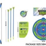 Kék íj nyilakkal és céltáblával 57 cm