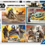 RAVENSBURGER Puzzle Star Wars: Mandalorian 4×100 darab