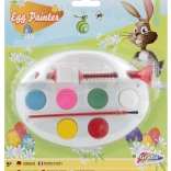 Húsvéti tojásfestő paletta tartóval